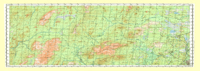 Soviet Genshtab map - p40-131/132 - Russia