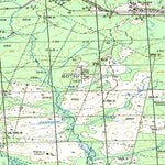 Soviet Genshtab map - p40-133/134 - Russia