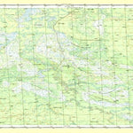 Soviet Genshtab map - p41-075/076 - Russia