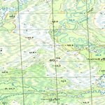 Soviet Genshtab map - p41-075/076 - Russia