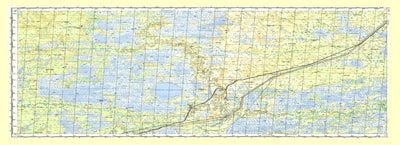 Soviet Genshtab map - p42-143/144 - Russia