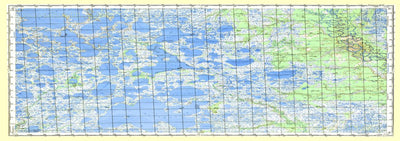 Soviet Genshtab map - p43-075/076 - Russia