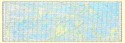 Soviet Genshtab map - p43-021/022 - Russia