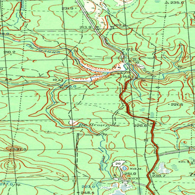 Soviet Genshtab map - p41-097/098 - Russia