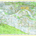 Soviet Genshtab map - p43-117/118 - Russia