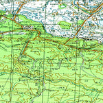 Soviet Genshtab map - p43-117/118 - Russia