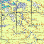 Soviet Genshtab map - p44-017/018 - Russia