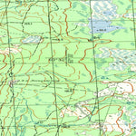 Soviet Genshtab map - p41-121/122 - Russia