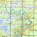 Soviet Genshtab map - p43-115/116 - Russia