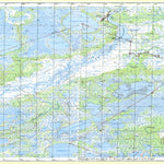 Soviet Genshtab map - p42-127/128 - Russia