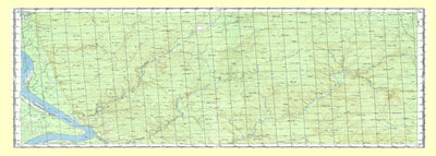 Soviet Genshtab map - p46-121/122 - Russia