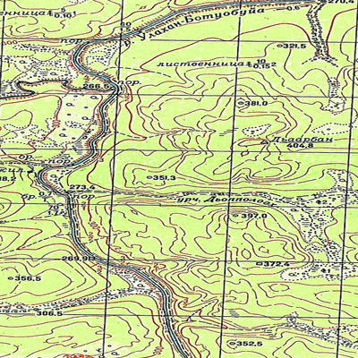 Soviet Genshtab map - p49-069/070--(1963) - Russia