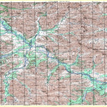 Soviet Genshtab map - p55-089/090 - Russia