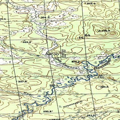Soviet Genshtab map - p48-121/122--(1969) - Russia