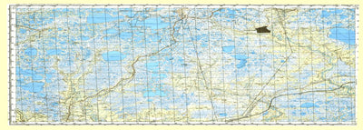 Soviet Genshtab map - p43-087/088 - Russia
