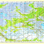 Soviet Genshtab map - p43-105/106 - Russia