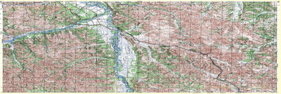 Soviet Genshtab map - p55-079/080 - Russia