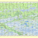 Soviet Genshtab map - p43-133/134 - Russia
