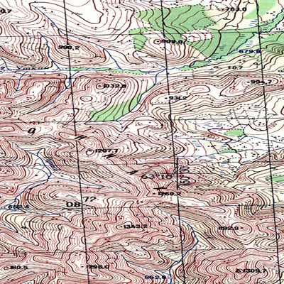 Soviet Genshtab map - p56-025/026 - Russia