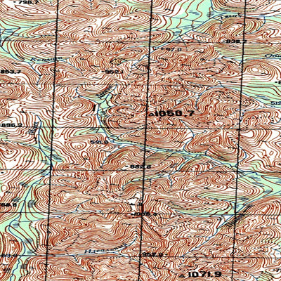 Soviet Genshtab map - p56-057/058 - Russia