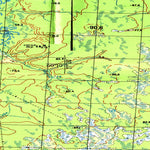 Soviet Genshtab map - p43-143/144 - Russia