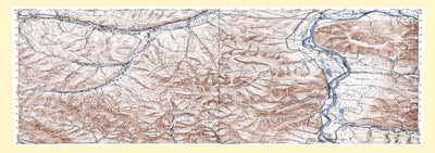 Soviet Genshtab map - p56-049/050--(1951) - Russia