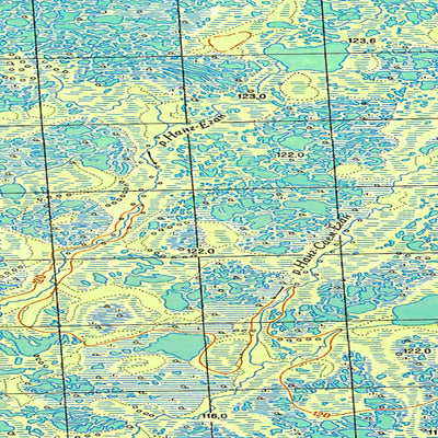 Soviet Genshtab map - p44-049/050 - Russia