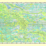 Soviet Genshtab map - p44-025/026 - Russia