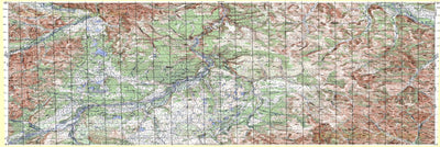 Soviet Genshtab map - p55-053/054 - Russia