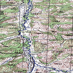 Soviet Genshtab map - p55-057/058 - Russia