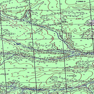 Soviet Genshtab map - p50-085/086 - Russia