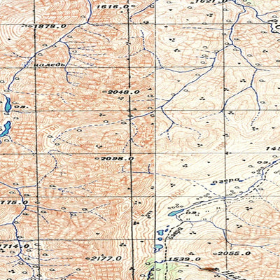 Soviet Genshtab map - p54-041/042--(1951) - Russia