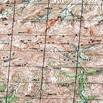 Soviet Genshtab map - p55-071/072 - Russia