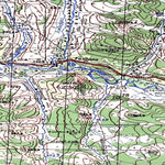 Soviet Genshtab map - p55-045/046 - Russia