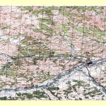Soviet Genshtab map - p55-107/108 - Russia