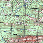 Soviet Genshtab map - p55-141/142 - Russia