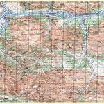 Soviet Genshtab map - p55-067/068 - Russia