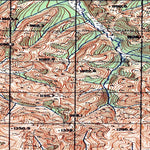 Soviet Genshtab map - p55-067/068 - Russia