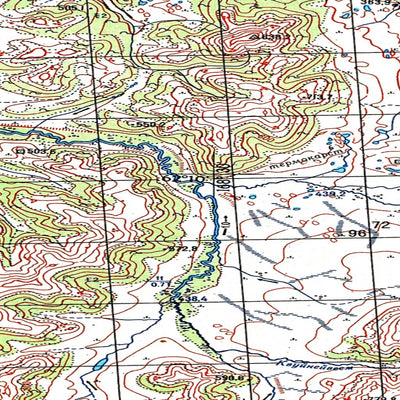 Soviet Genshtab map - p59-061/062--(1981) - Russia