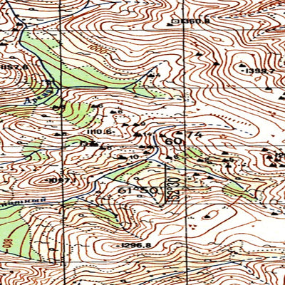 Soviet Genshtab map - p56-077/078 - Russia