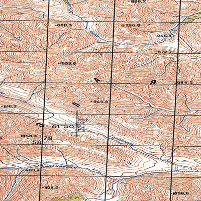 Soviet Genshtab map - p59-081/082--(1974) - Russia