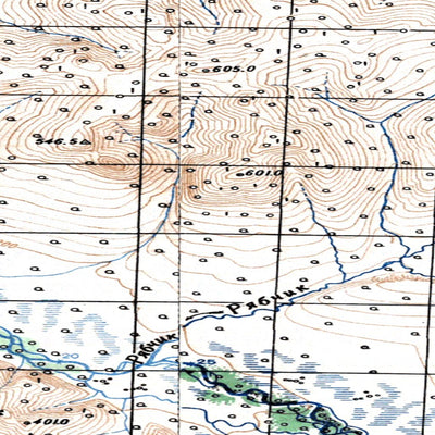 Soviet Genshtab map - p56-021/022--(1951) - Russia