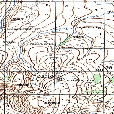 Soviet Genshtab map - p56-067/068 - Russia