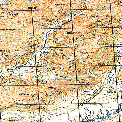 Soviet Genshtab map - p59-085/086--(1970) - Russia