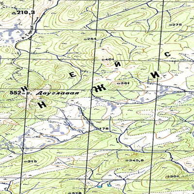 Soviet Genshtab map - p58-059/060--(1953) - Russia