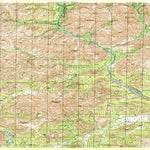 Soviet Genshtab map - p56-127/128 - Russia