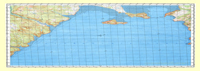 Soviet Genshtab map - p58-085/086--(1970) - Russia