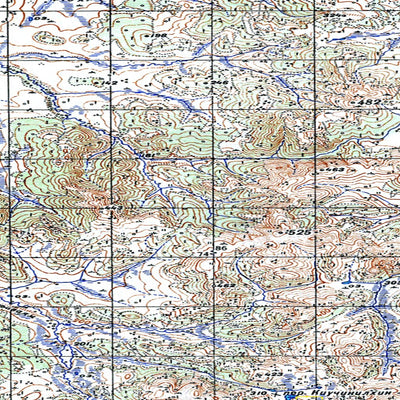 Soviet Genshtab map - p58-101/102--(1949) - Russia