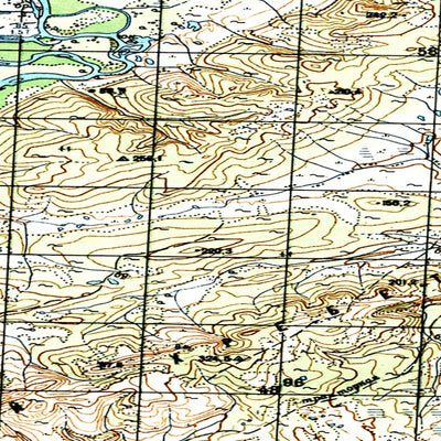 Soviet Genshtab map - p58-117/118--(1982) - Russia