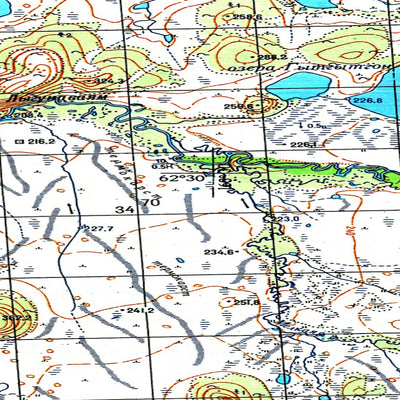 Soviet Genshtab map - p59-049/050--(1979) - Russia